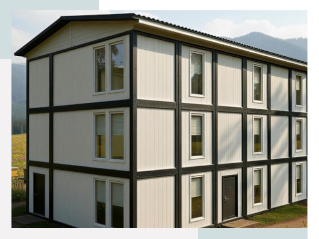 Модульные общежития в Большой Камне