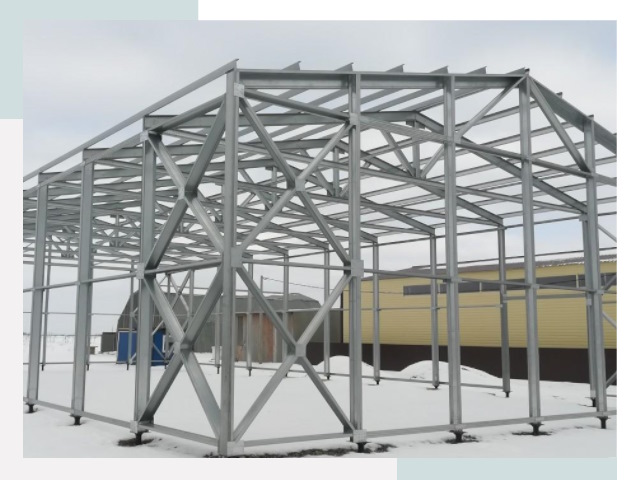 Каркасные ангары в Большой Камне