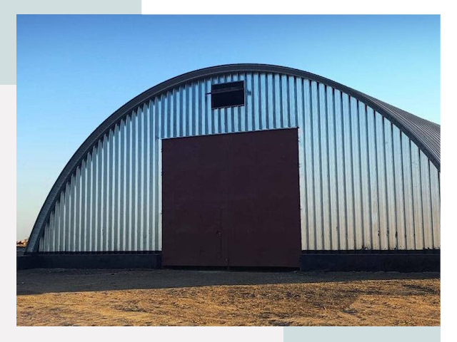 Арочные ангары в Большой Камне