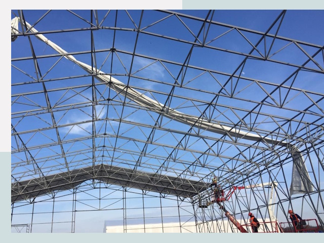 Шатровые ангары от 608 руб. в Большой Камне и Приморском крае