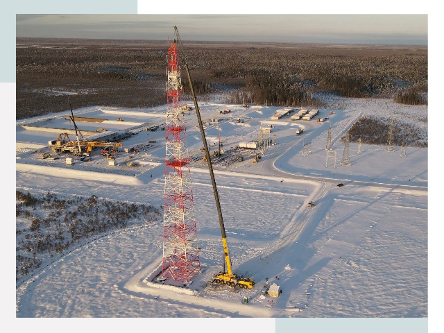 Мачты связи в Большой Камне