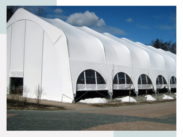 Каркасно-тентовые сооружения в Большой Камне
