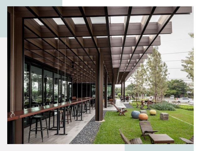 Летние веранды для кафе в Большой Камне