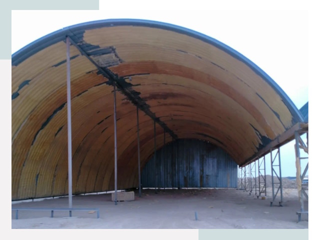 Реконструкция ангаров в Большой Камне